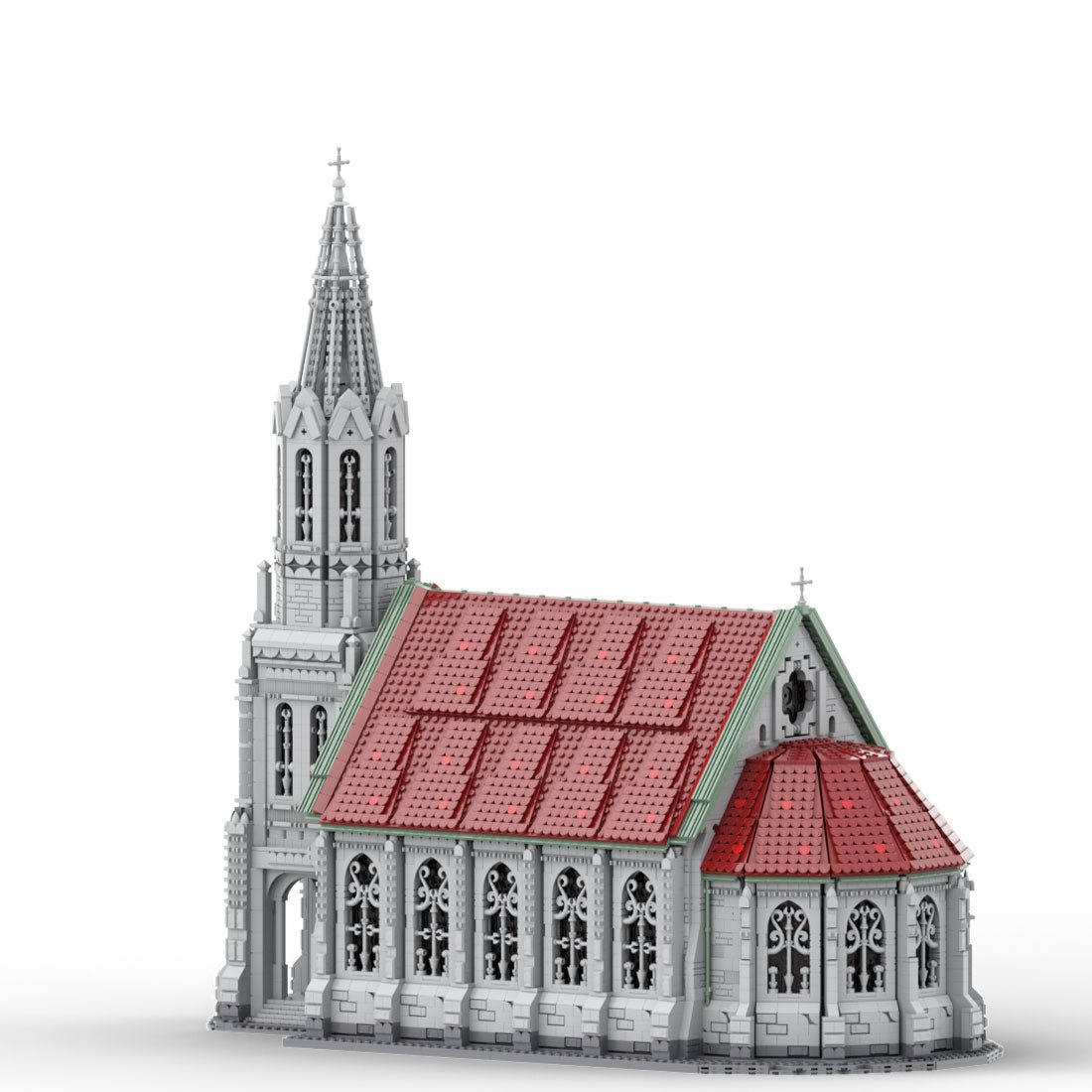MOC - 191002 Church Klemmbausteine - LesDiy - Klemmbausteine