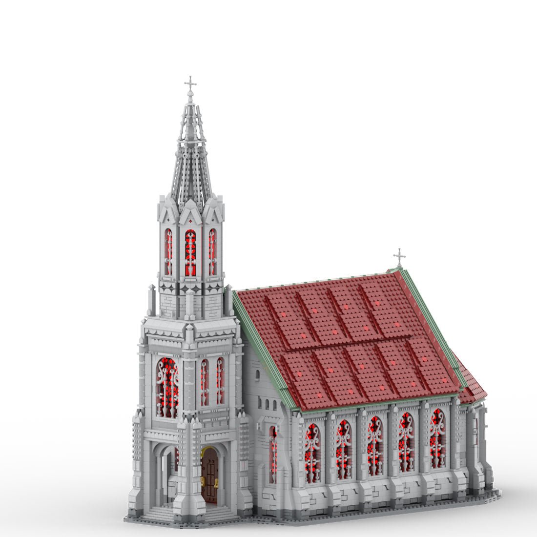 MOC - 191002 Church Klemmbausteine - LesDiy - Klemmbausteine