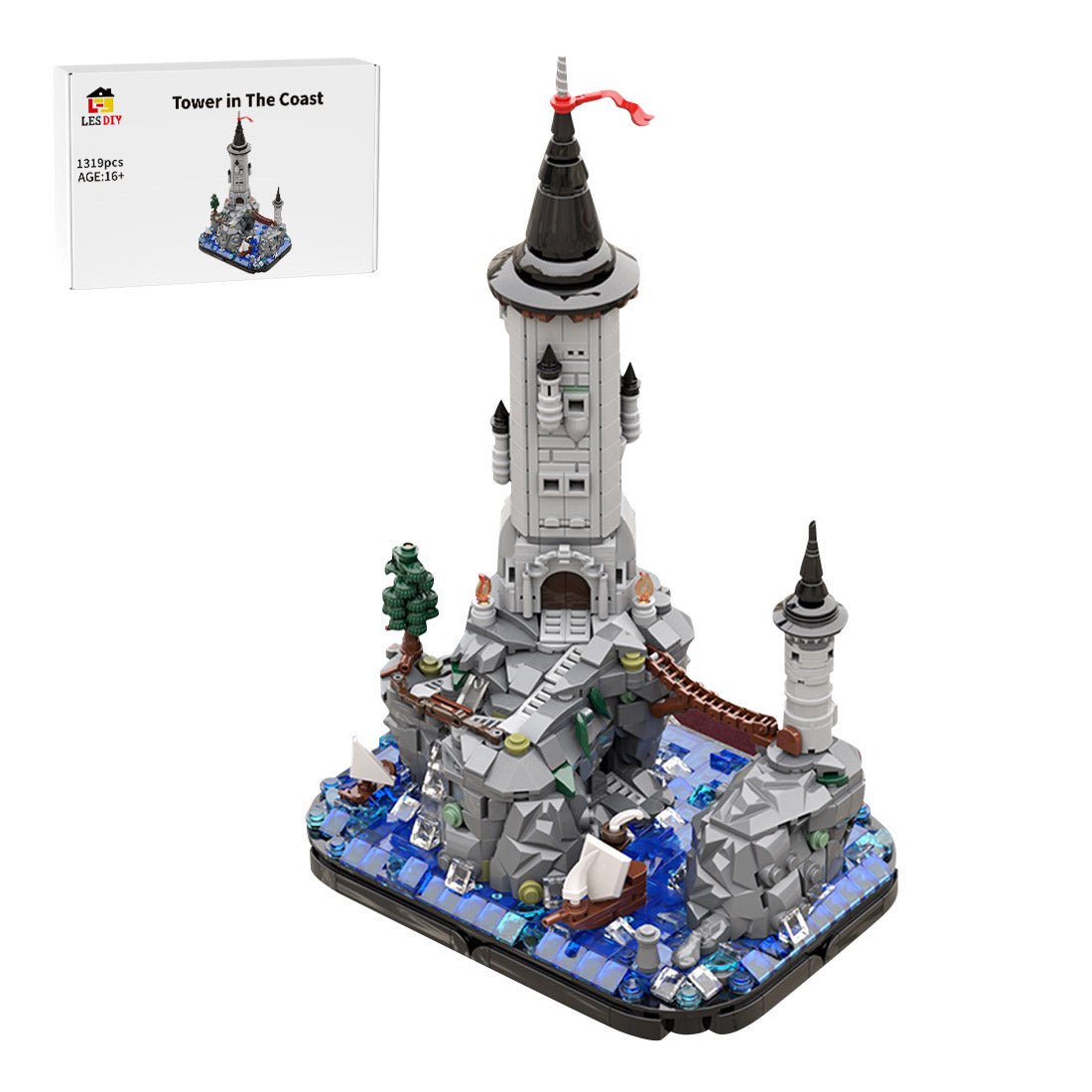 MOC - 191497 Tower in The Coast Klemmbausteine - LesDiy - Klemmbausteine