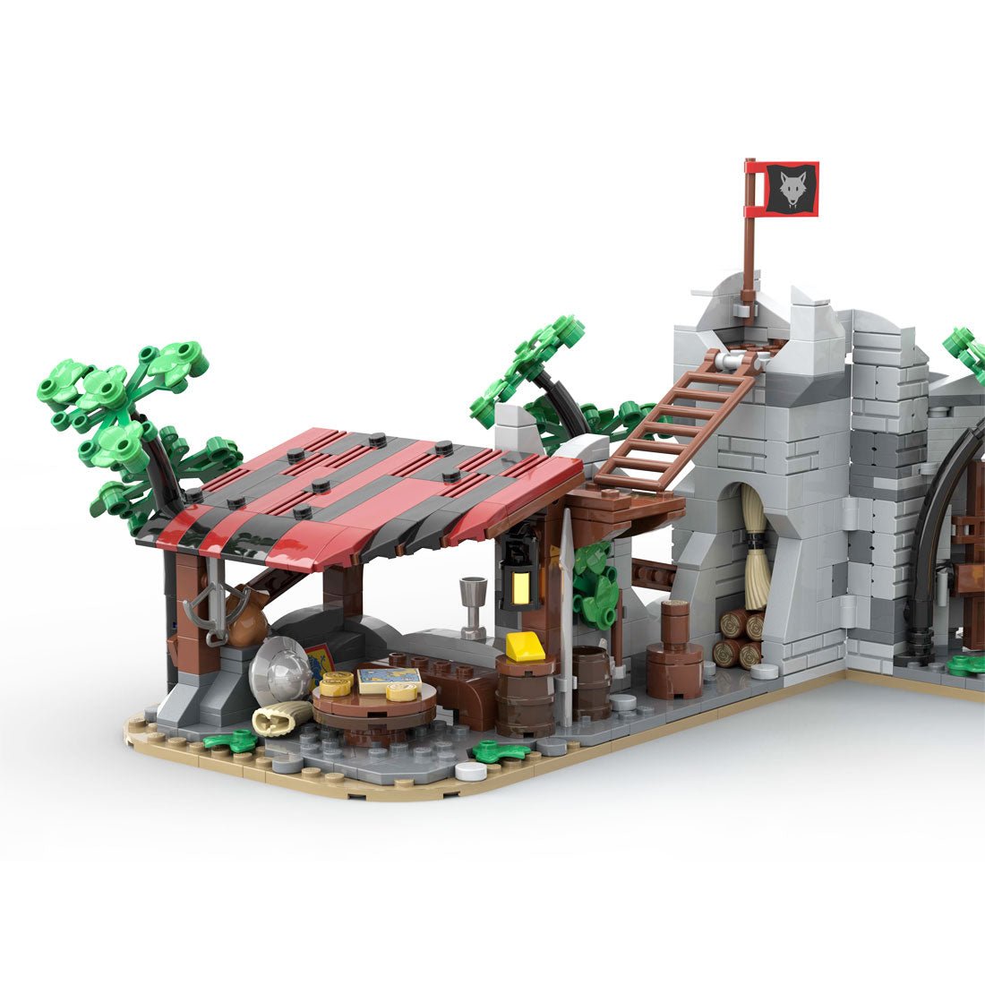 MOC - 193205 Wolfpack Den Klemmbausteine - LesDiy - Klemmbausteine