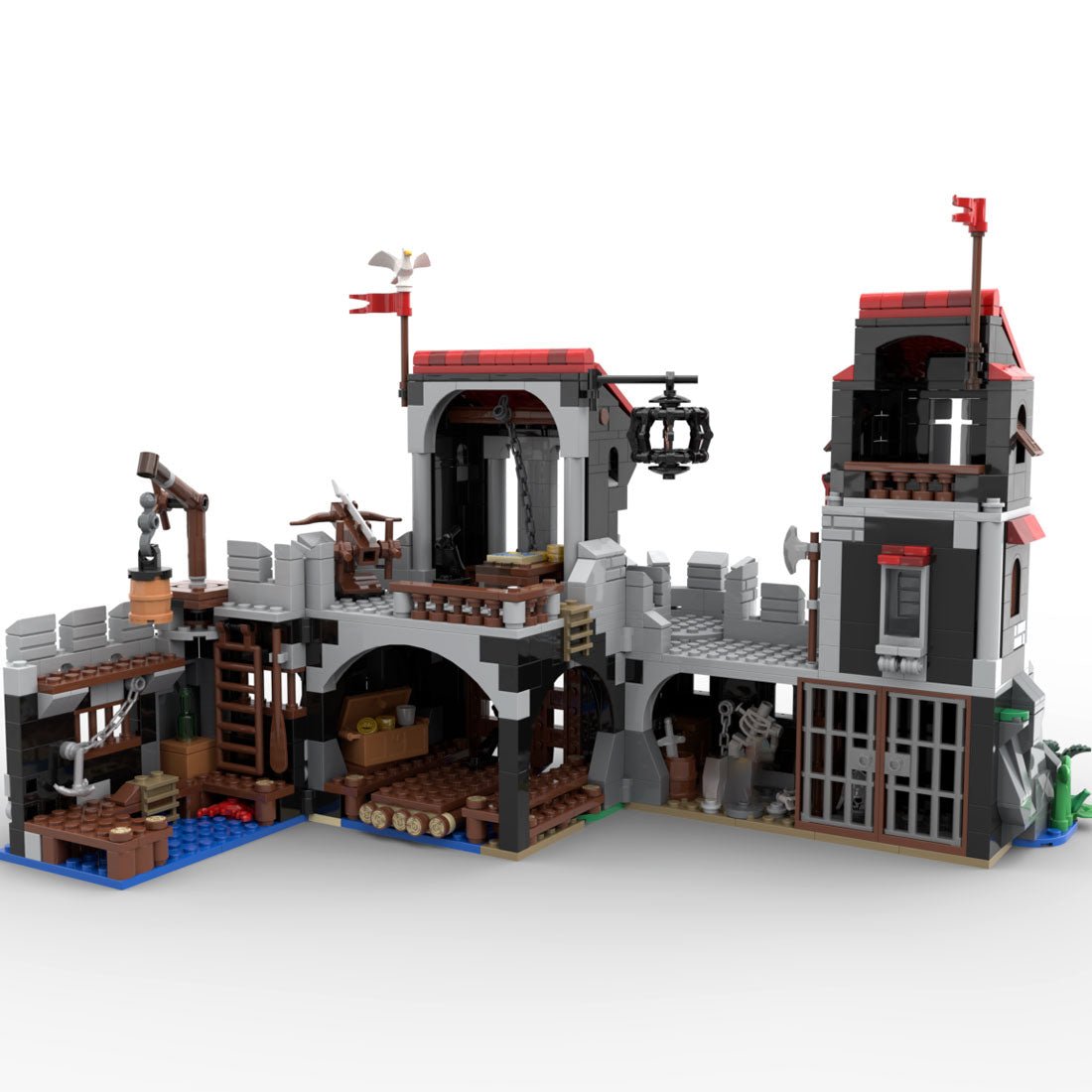 MOC - 193275 Castle Wolfstone Klemmbausteine - LesDiy - Klemmbausteine