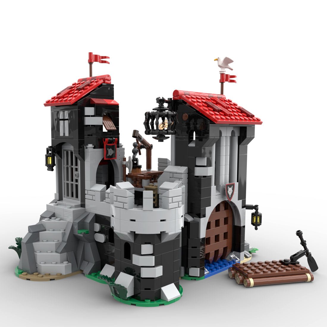 MOC - 193275 Castle Wolfstone Klemmbausteine - LesDiy - Klemmbausteine