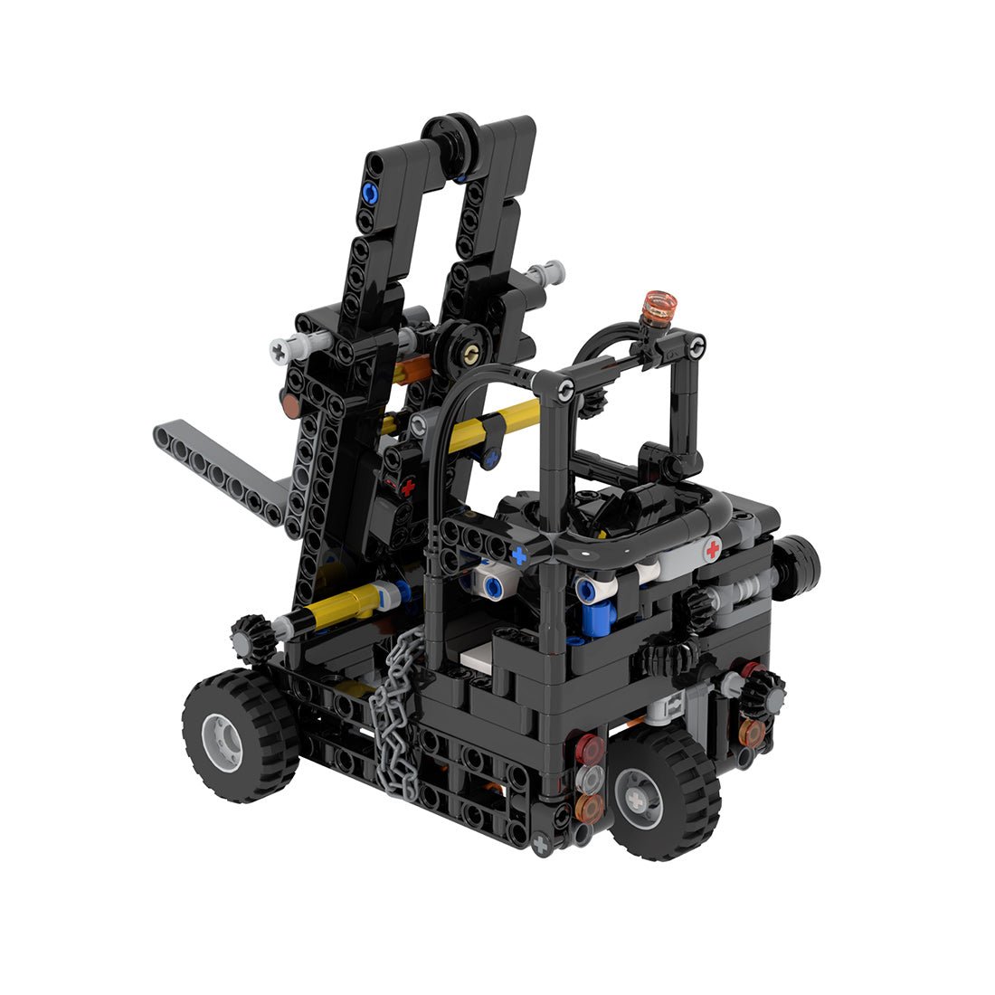 MOC - 195772 Moffett Forklift Klemmbausteine - LesDiy - Klemmbausteine