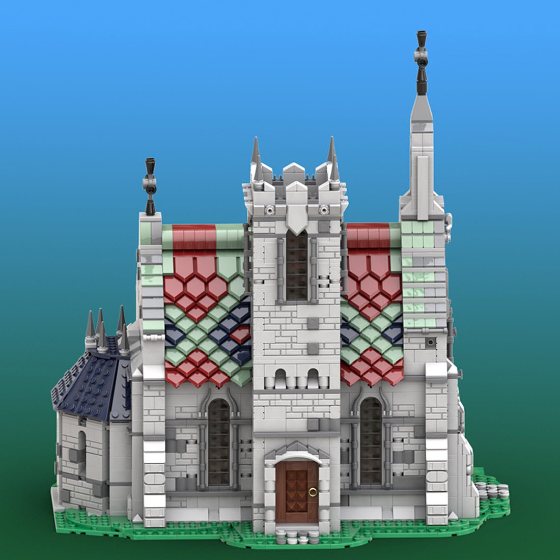 MOC - 198172 The Old Church Klemmbausteine - LesDiy - Klemmbausteine