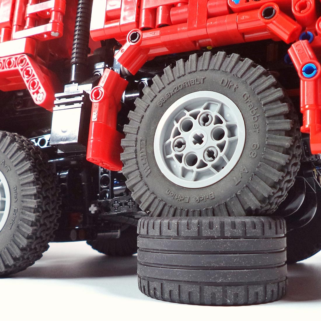 MOC - 198225 Technic RC Pneumatic Dump Truck (2.4GHz) Klemmbausteine - LesDiy - Klemmbausteine