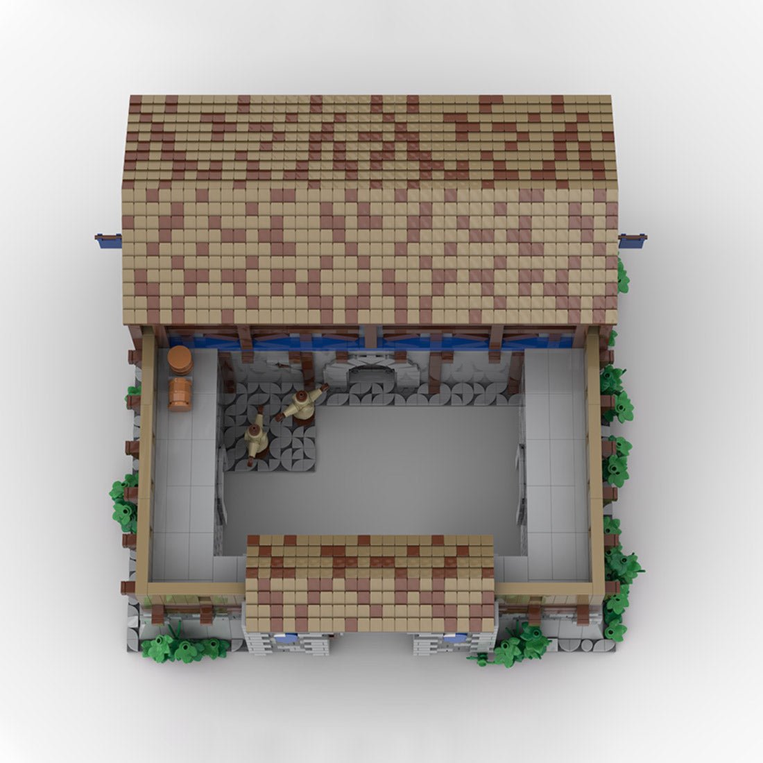 MOC - 198750 Age of Empires - Barracks (Western European) Klemmbausteine - LesDiy - Klemmbausteine