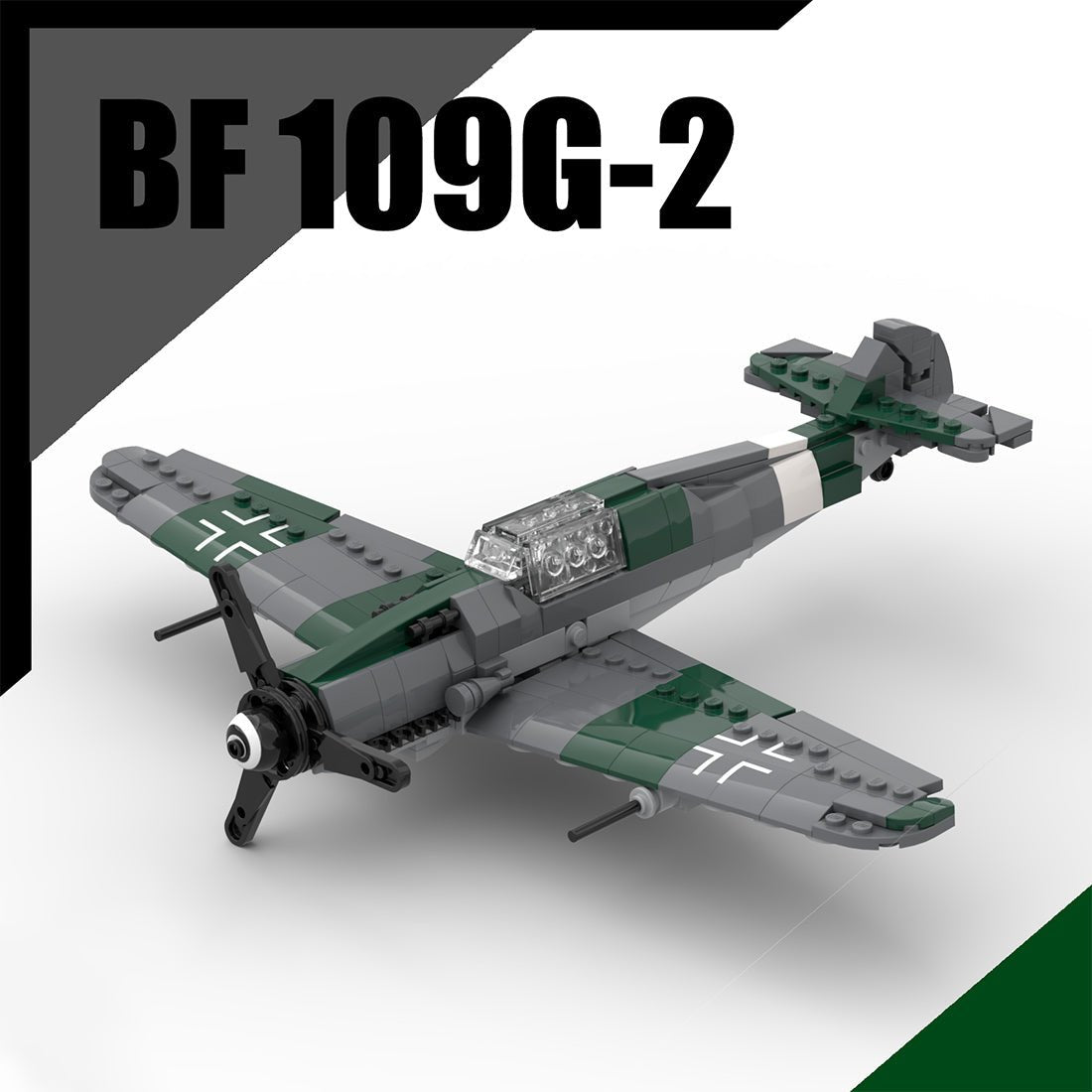 MOC - 199292 Messerschmitt BF - 109G Klemmbausteine - LesDiy - Klemmbausteine