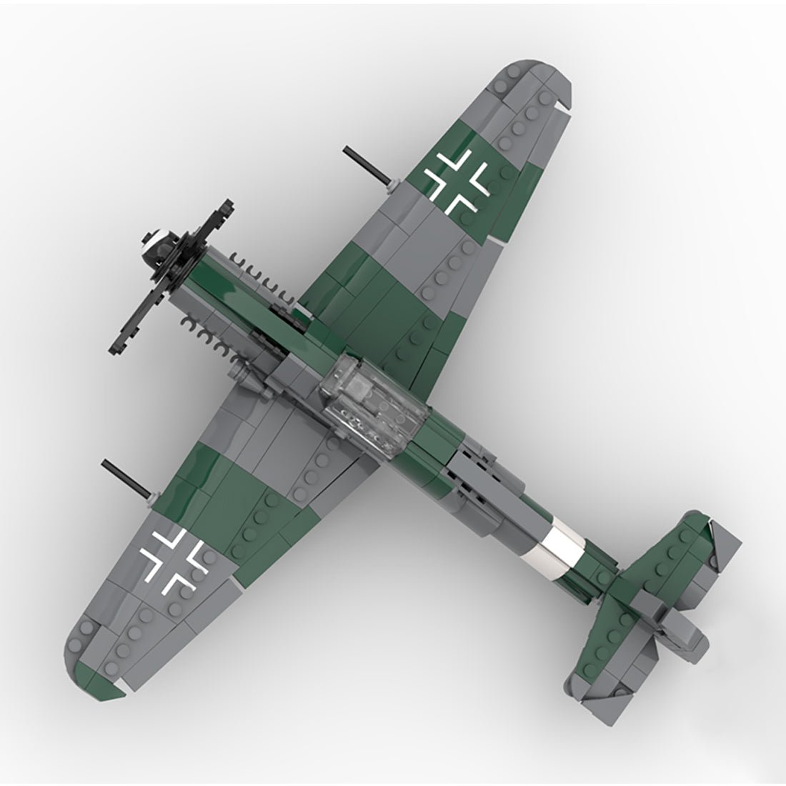 MOC - 199292 Messerschmitt BF - 109G Klemmbausteine - LesDiy - Klemmbausteine
