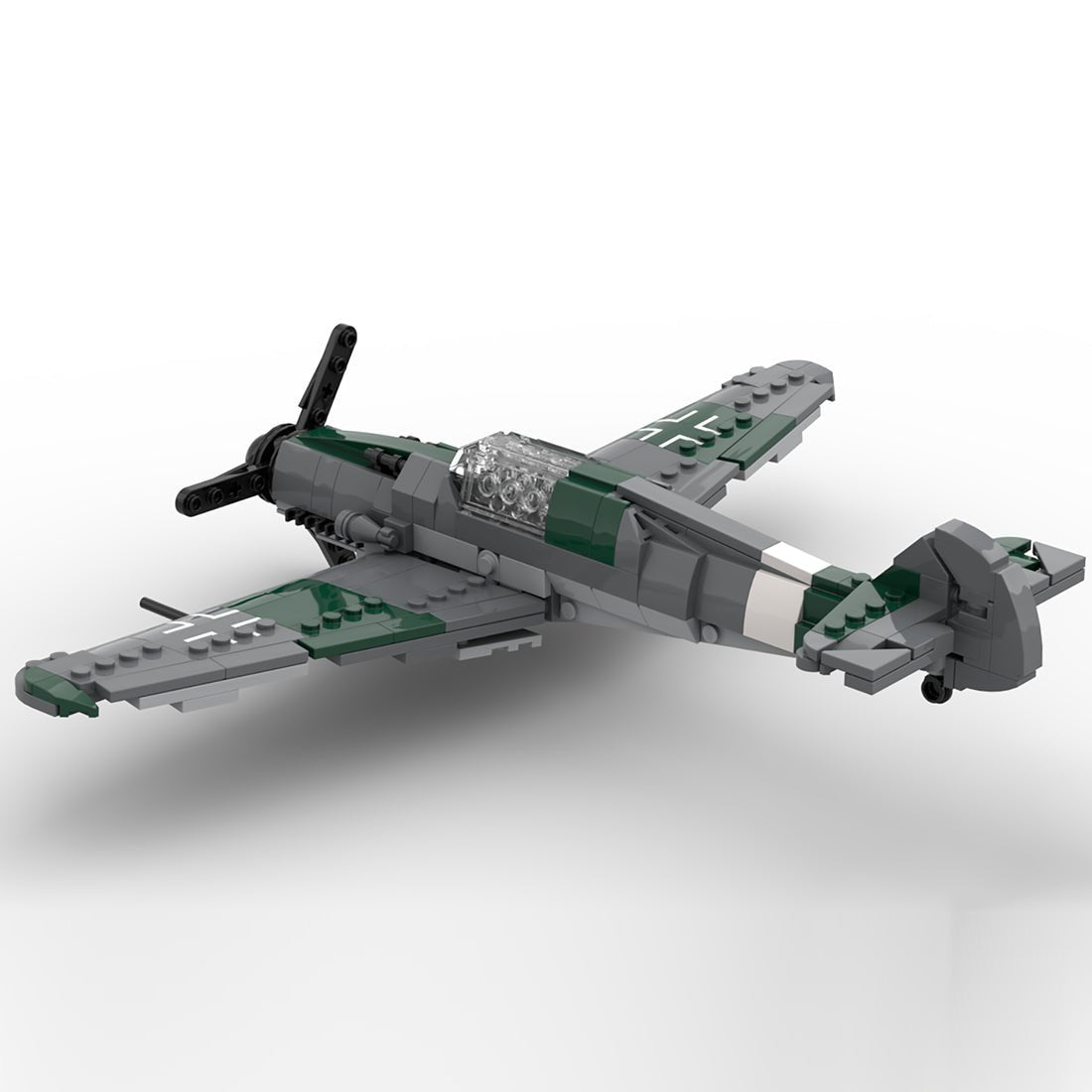 MOC - 199292 Messerschmitt BF - 109G Klemmbausteine - LesDiy - Klemmbausteine