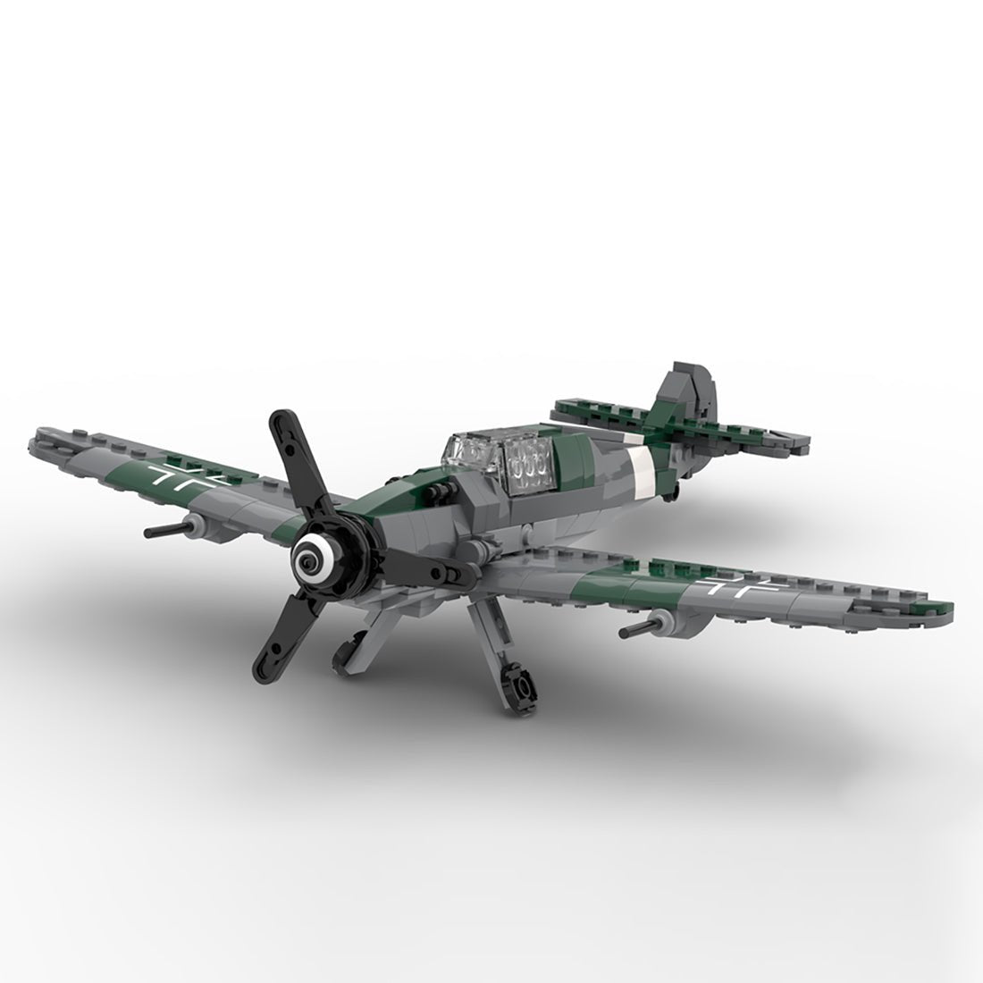 MOC - 199292 Messerschmitt BF - 109G Klemmbausteine - LesDiy - Klemmbausteine