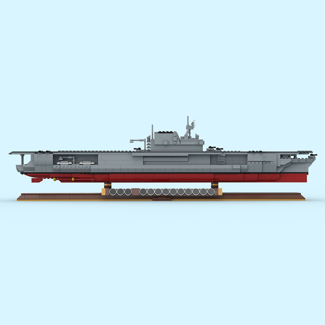 MOC - 200533 USS Enterprise CV - 6 Klemmbausteine - LesDiy - Klemmbausteine