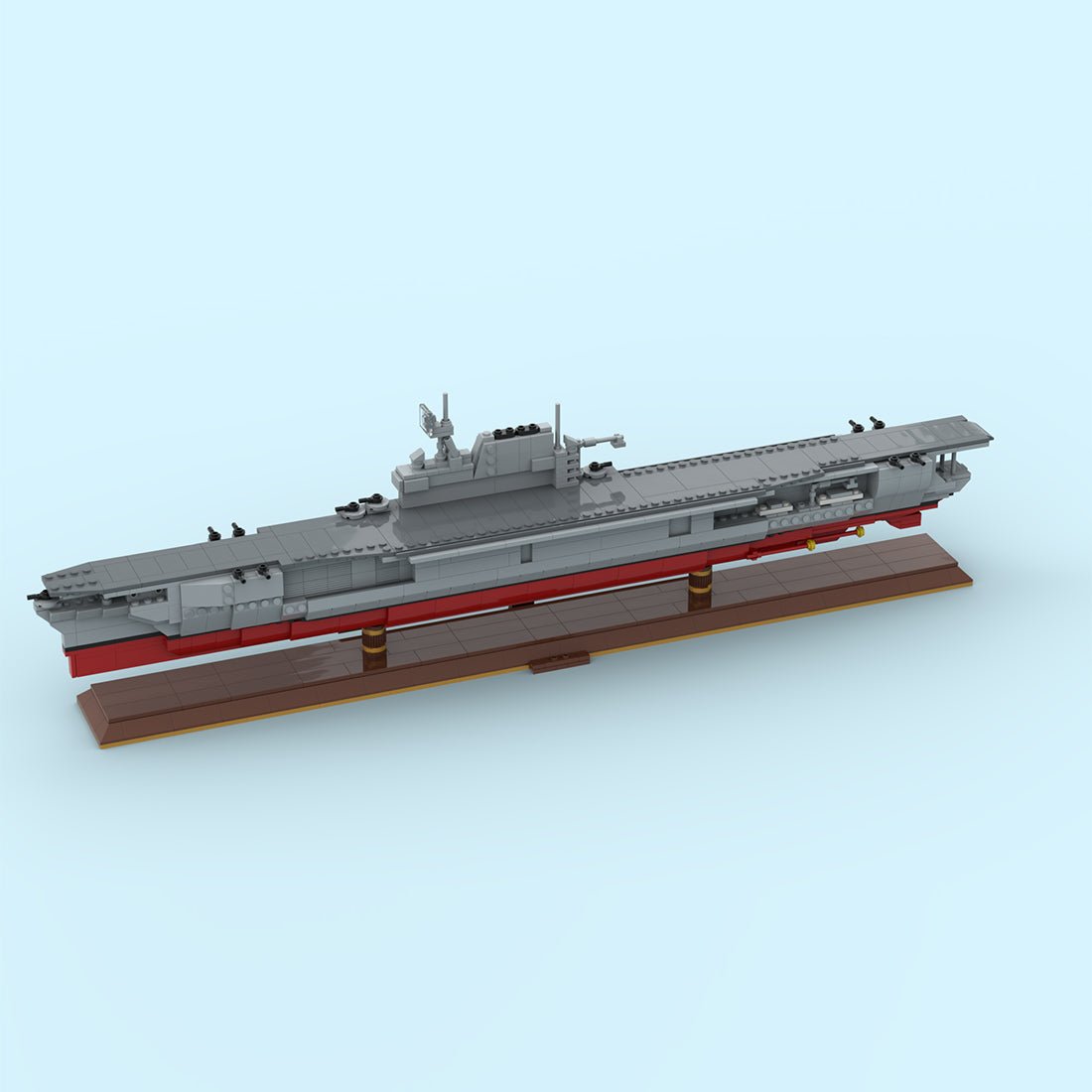 MOC - 200533 USS Enterprise CV - 6 Klemmbausteine - LesDiy - Klemmbausteine