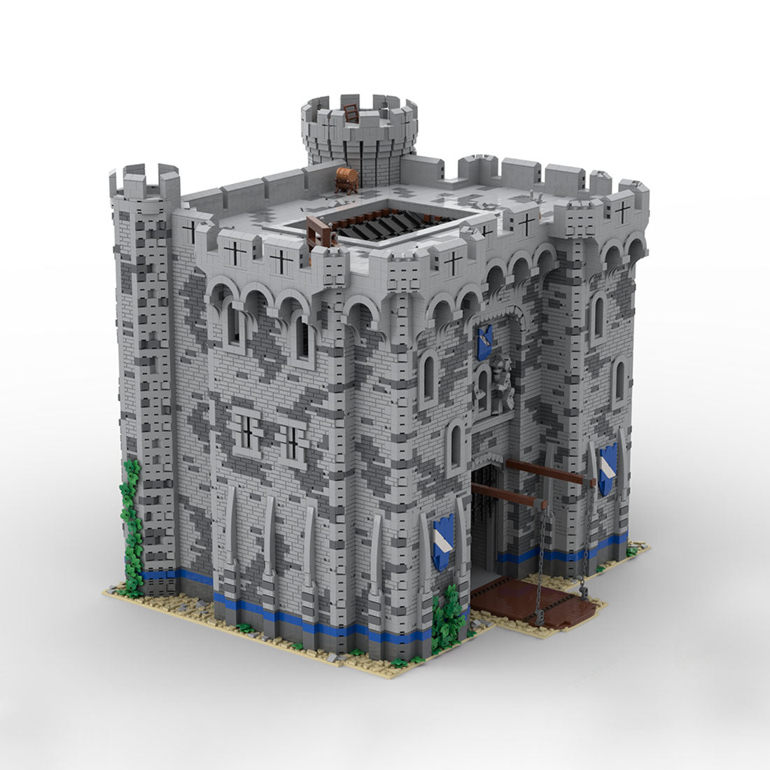 MOC - 201635 Age of Empires - Castle (Western European) Klemmbausteine - LesDiy - Klemmbausteine