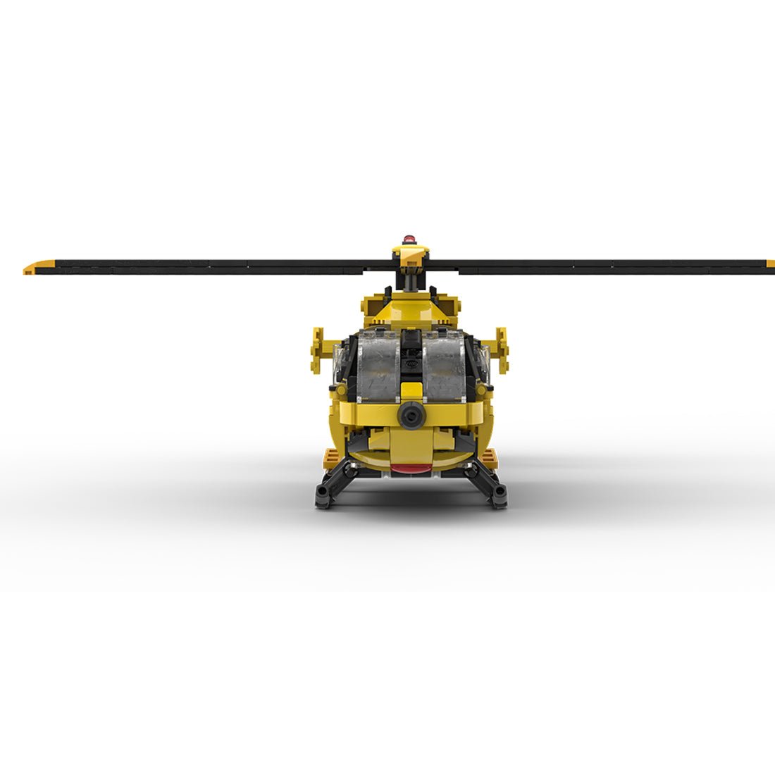 MOC - 203640 Airbus H145 ADAC Klemmbausteine - LesDiy - Klemmbausteine