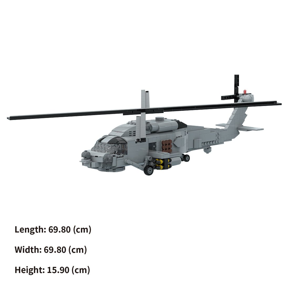 MOC - 204867 MH - 60R Seahawk Klemmbausteine - LesDiy - Klemmbausteine