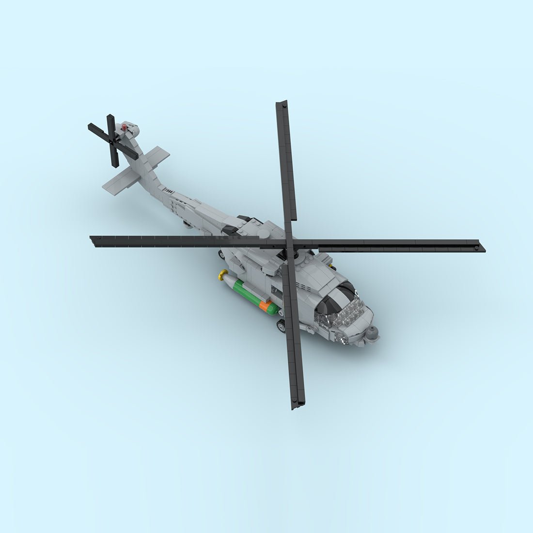 MOC - 204867 MH - 60R Seahawk Klemmbausteine - LesDiy - Klemmbausteine