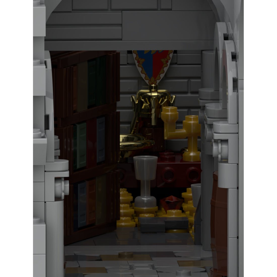 MOC - 206892 Medieval Castle Klemmbausteine - LesDiy - Klemmbausteine