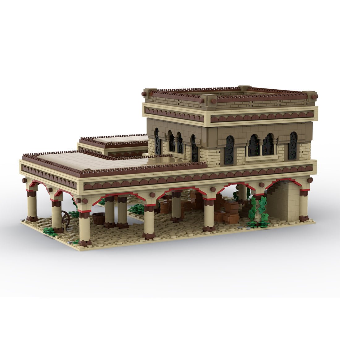 MOC - 206982 Age of Empires - Town Center (Middle Eastern) Klemmbausteine - LesDiy - Klemmbausteine