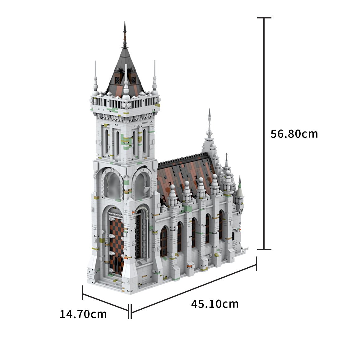 MOC - 207213 Gothic Church Klemmbausteine - LesDiy - Klemmbausteine