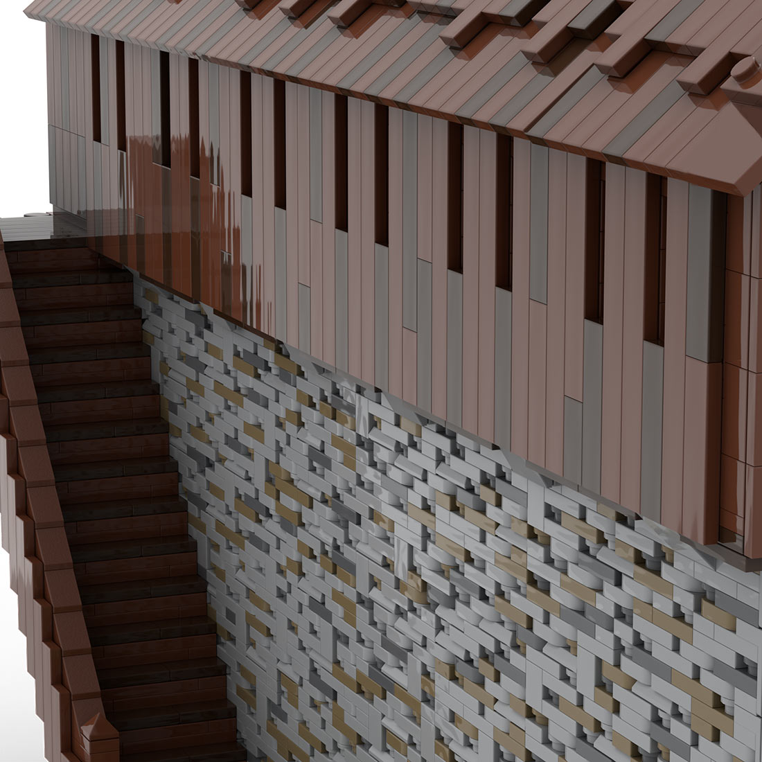 MOC - 207315 Building 05 Castle Hohengeroldseck Klemmbausteine - LesDiy - Klemmbausteine