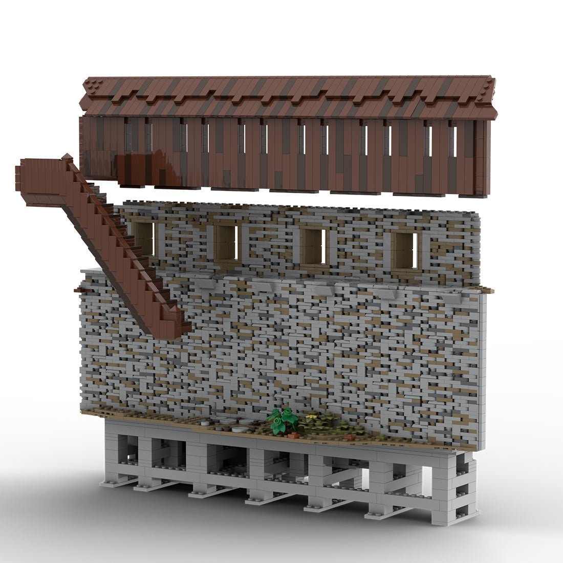 MOC - 207315 Building 05 Castle Hohengeroldseck Klemmbausteine - LesDiy - Klemmbausteine