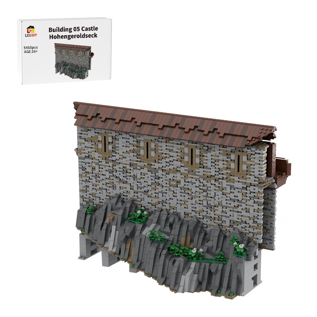 MOC - 207315 Building 05 Castle Hohengeroldseck Klemmbausteine - LesDiy - Klemmbausteine