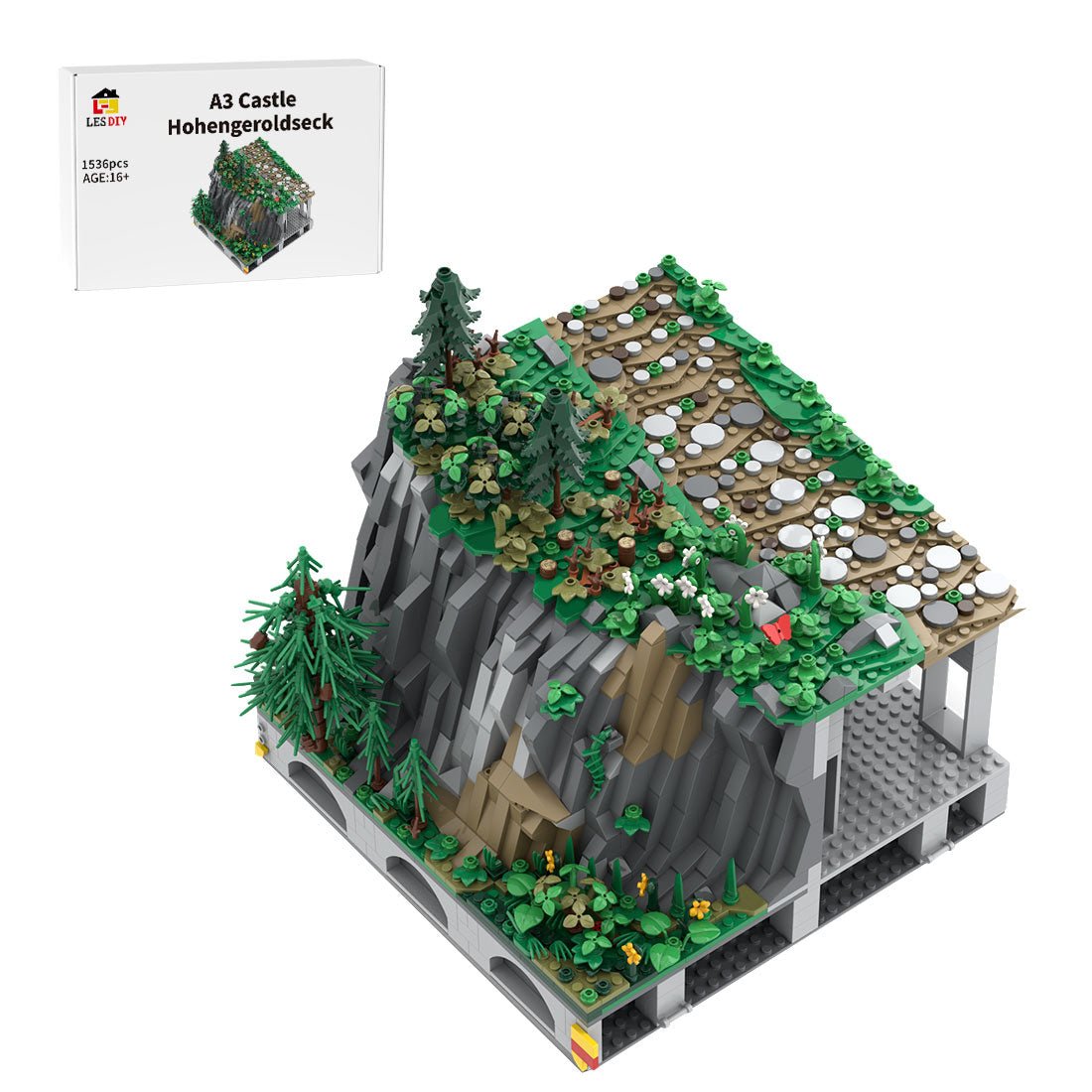 MOC - 207722 A3 Castle Hohengeroldseck Klemmbausteine - LesDiy - Klemmbausteine
