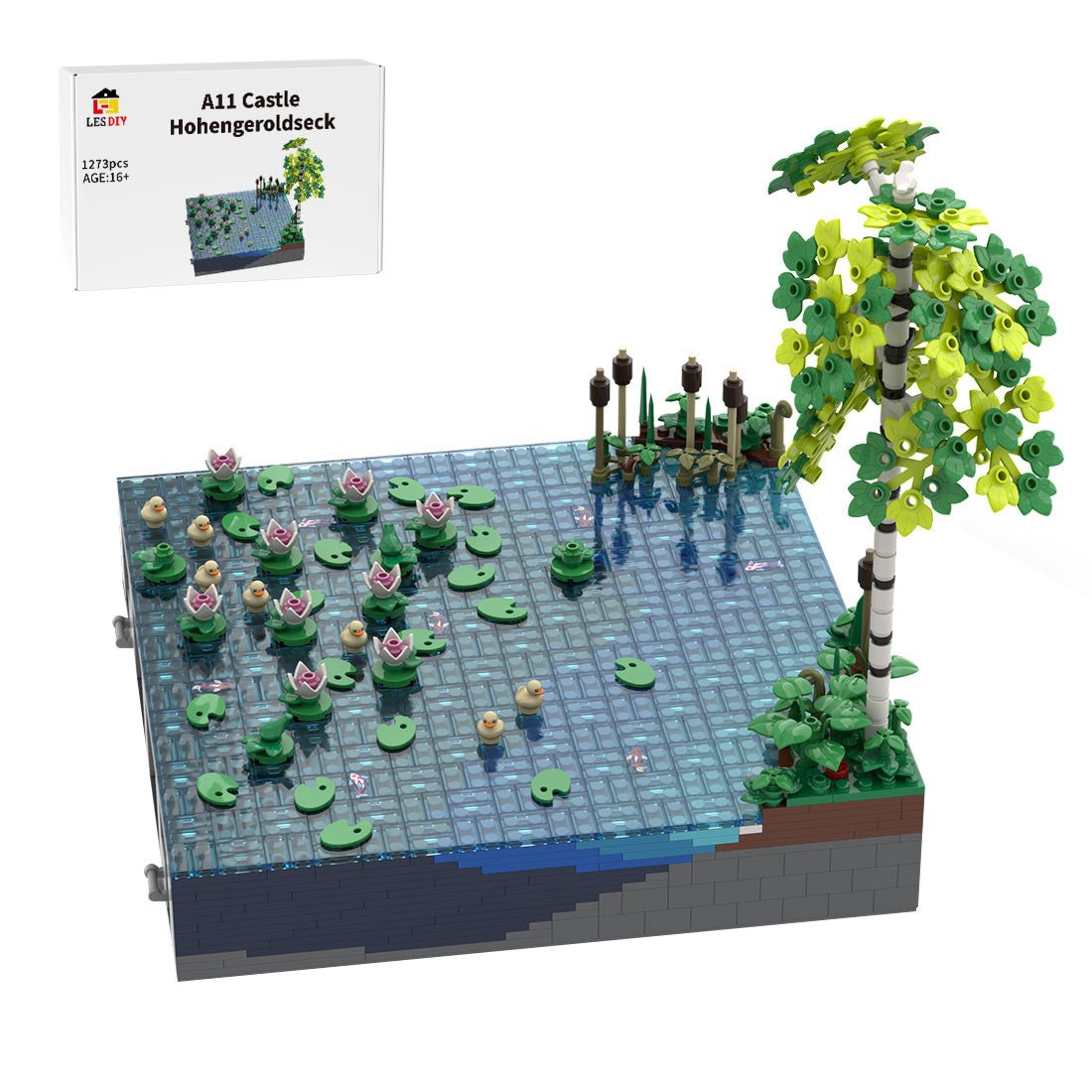 MOC - 208010 A11 Castle Hohengeroldseck Klemmbausteine - LesDiy - Klemmbausteine