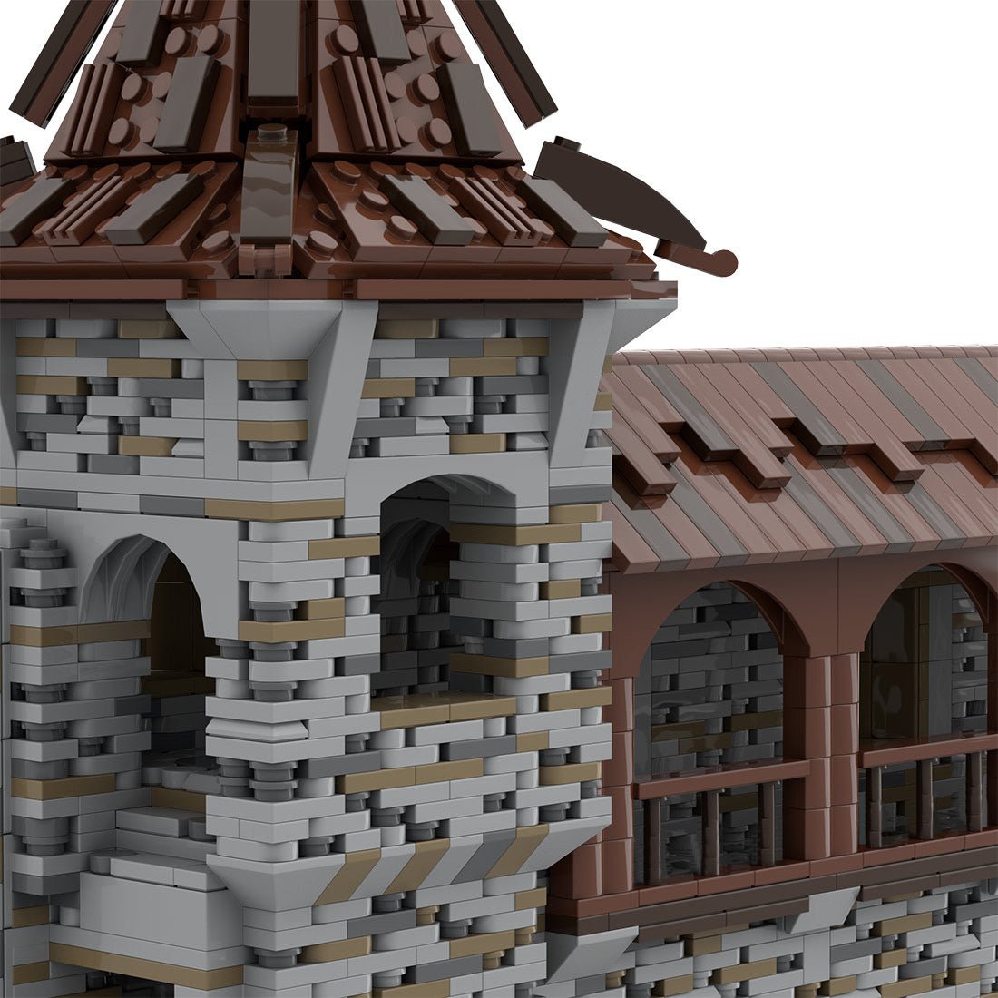 MOC - 208137 Building 07 Castle Hohengeroldseck Klemmbausteine - LesDiy - Klemmbausteine