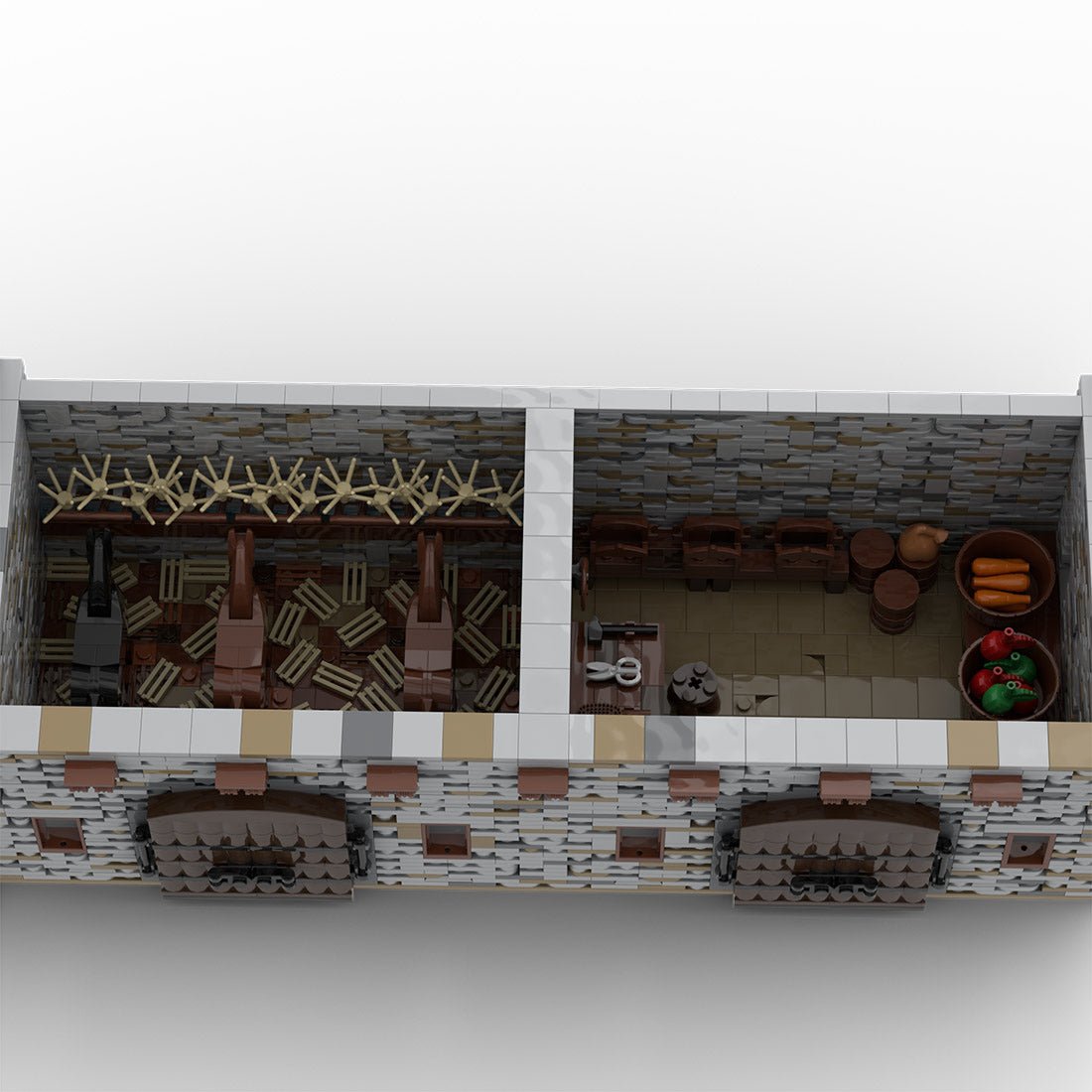MOC - 208143 Building 09 Castle Hohengeroldseck Klemmbausteine - LesDiy - Klemmbausteine