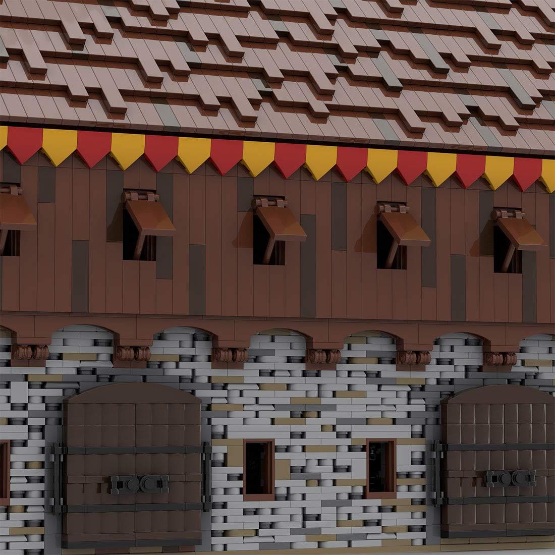 MOC - 208143 Building 09 Castle Hohengeroldseck Klemmbausteine - LesDiy - Klemmbausteine