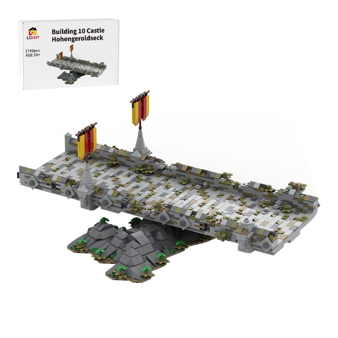 MOC - 208146 Building 10 Castle Hohengeroldseck Klemmbausteine - LesDiy - Klemmbausteine