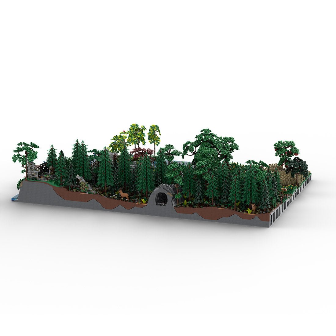 MOC - 208147 Landscape Expansion 1 Klemmbausteine - MOC - 207737 Castle Hohengeroldseck - LesDiy - Klemmbausteine