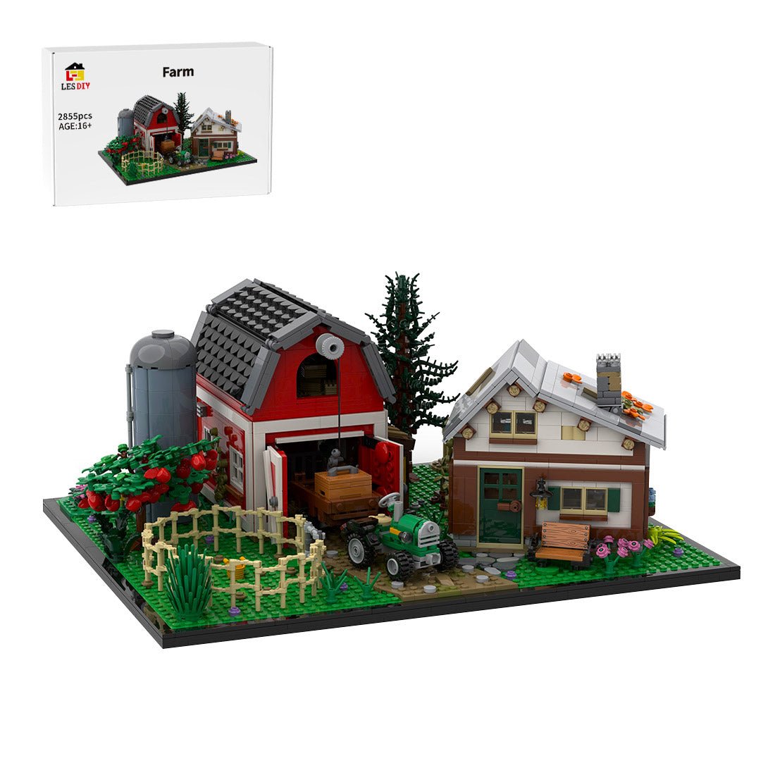MOC - 211399 Farm Life Klemmbausteine - LesDiy - Klemmbausteine
