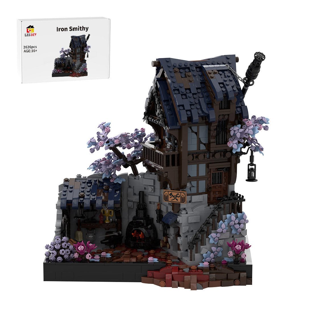 MOC - 213181 Blacksmith / Forge Klemmbausteine - LesDiy - Klemmbausteine