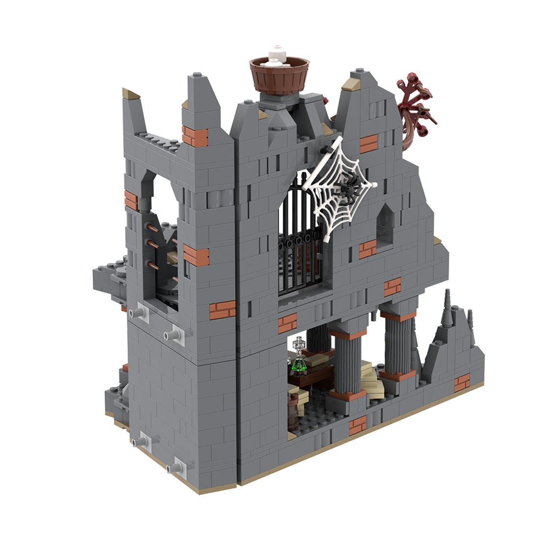 MOC - 213238 Dol - Guldur - part 2/8 Klemmbausteine - LesDiy - Klemmbausteine