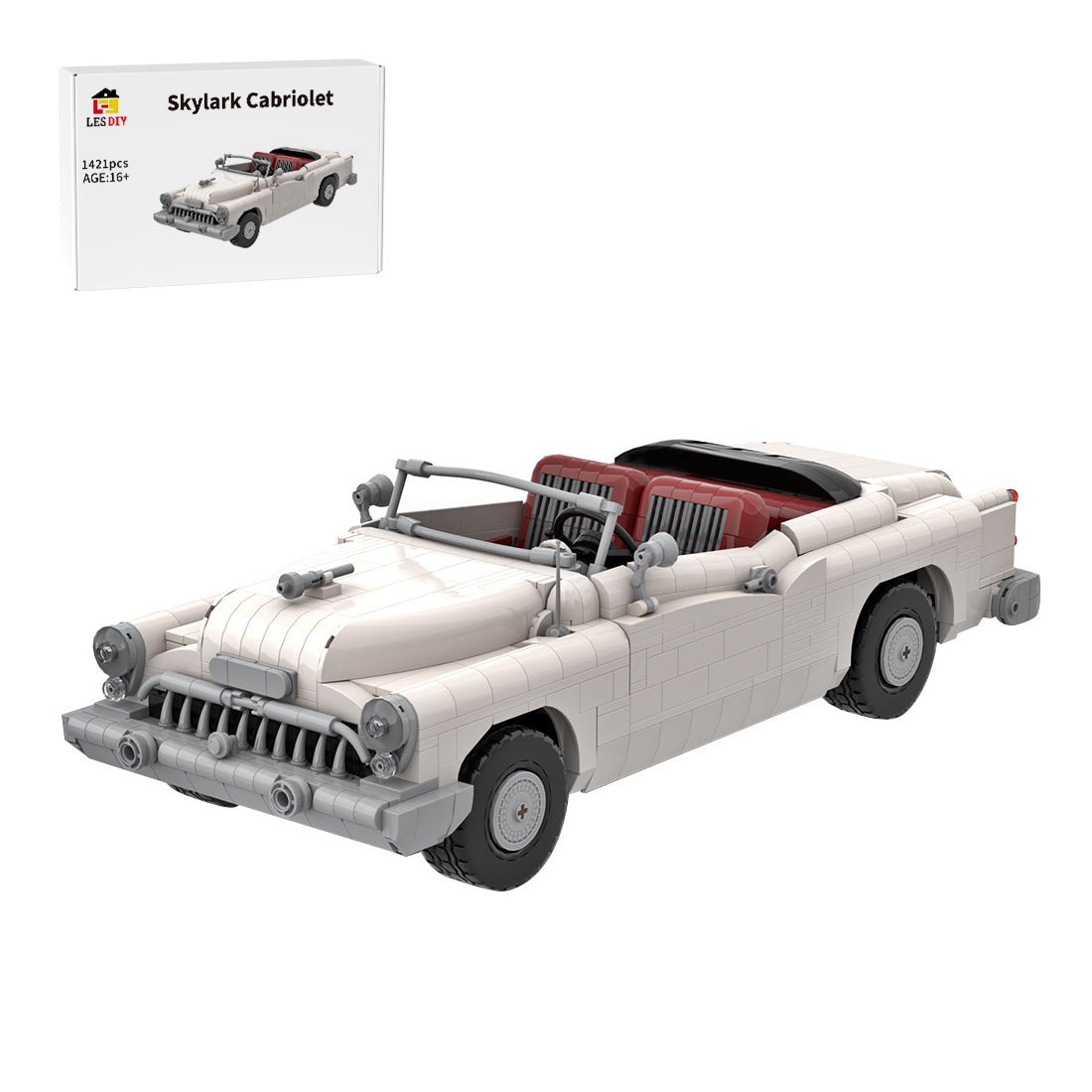 MOC - 213472 1953 Buick Skylark Convertible Klemmbausteine - LesDiy - Klemmbausteine