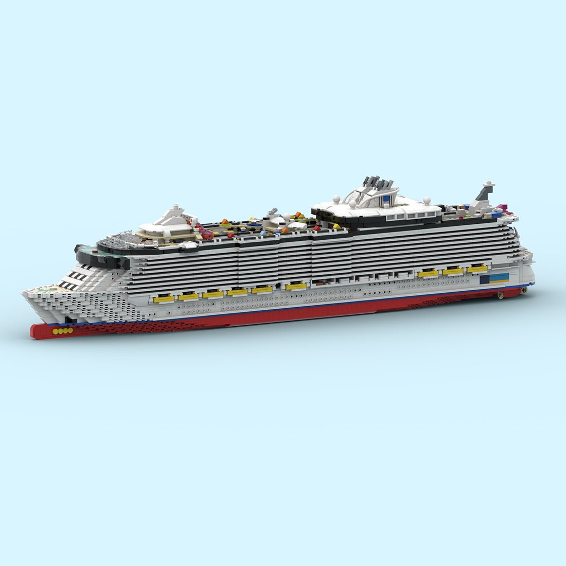 MOC - 213812 Oasis of the Seas Klemmbausteine - LesDiy - Klemmbausteine