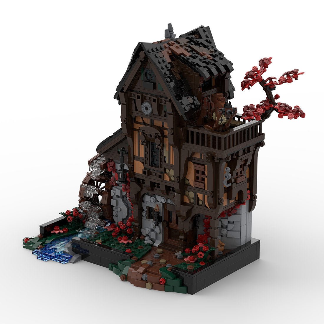 MOC - 214249 Watermill Klemmbausteine - LesDiy - Klemmbausteine