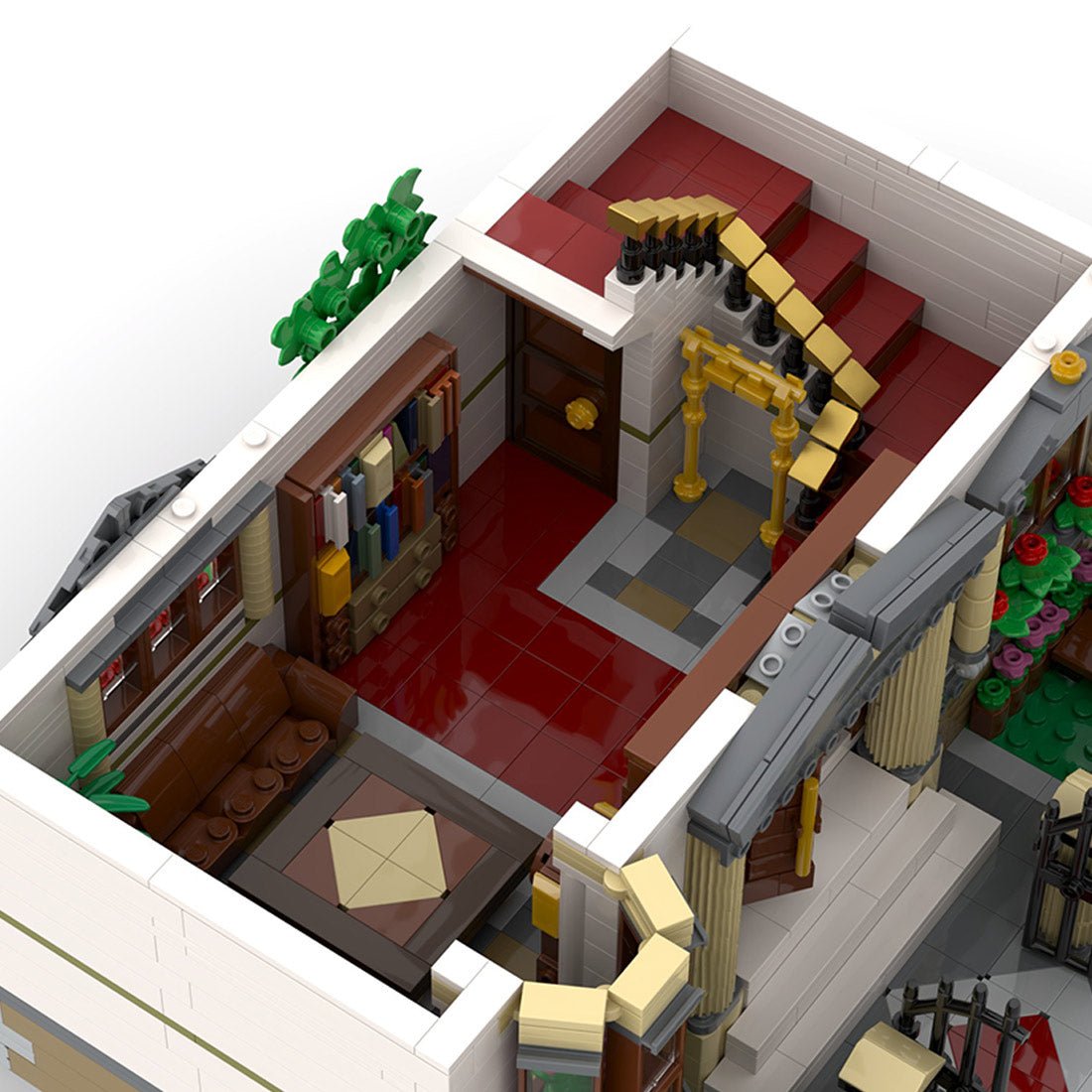 MOC - 216160 Classicistic Villa Klemmbausteine - LesDiy - Klemmbausteine