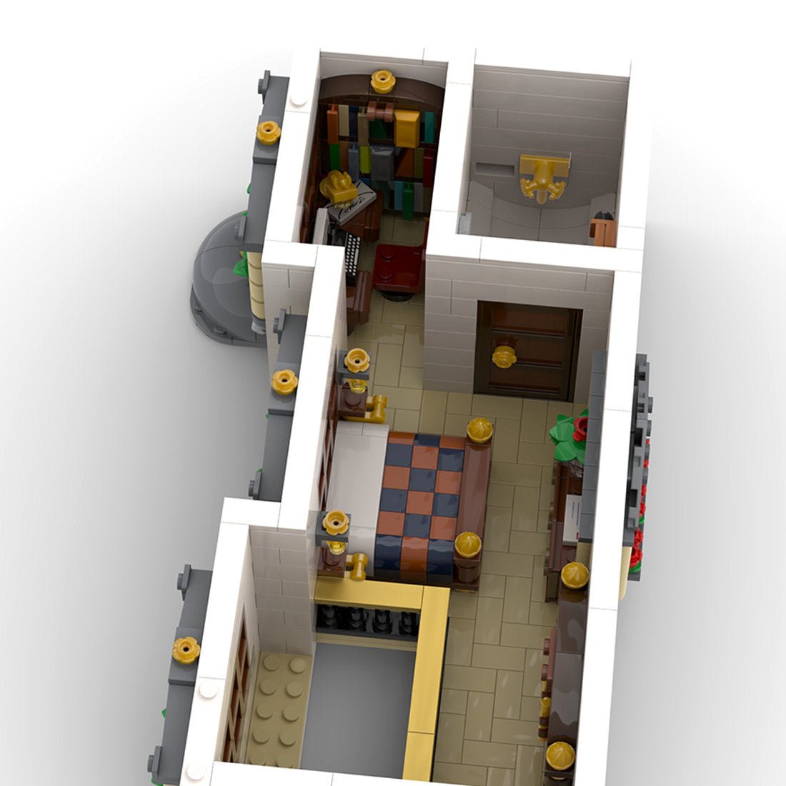 MOC - 216160 Classicistic Villa Klemmbausteine - LesDiy - Klemmbausteine