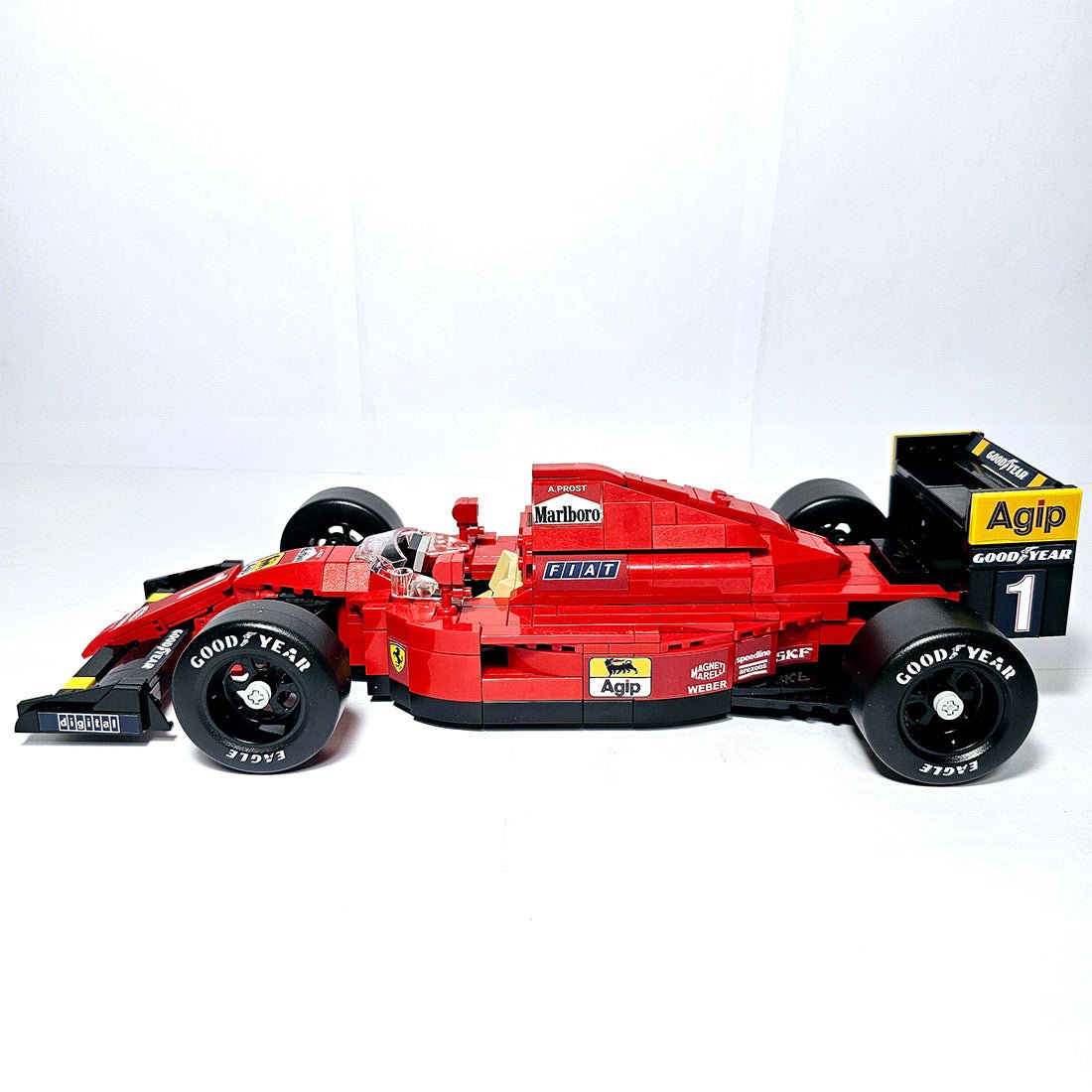 MOC - 216419 - Ferarri 641/2 F1 - 90 Klemmbausteine - LesDiy - Klemmbausteine
