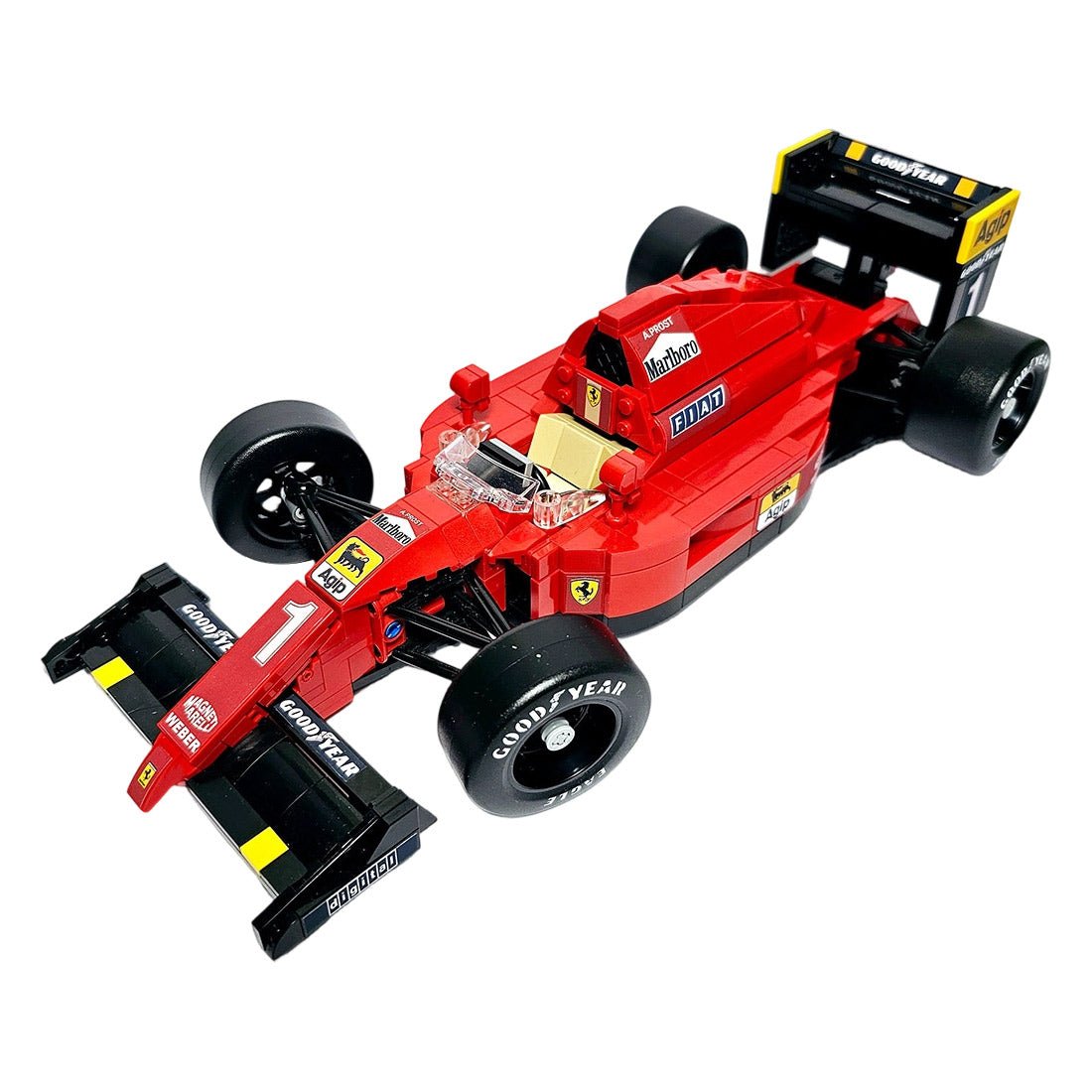 MOC - 216419 - Ferarri 641/2 F1 - 90 Klemmbausteine - LesDiy - Klemmbausteine