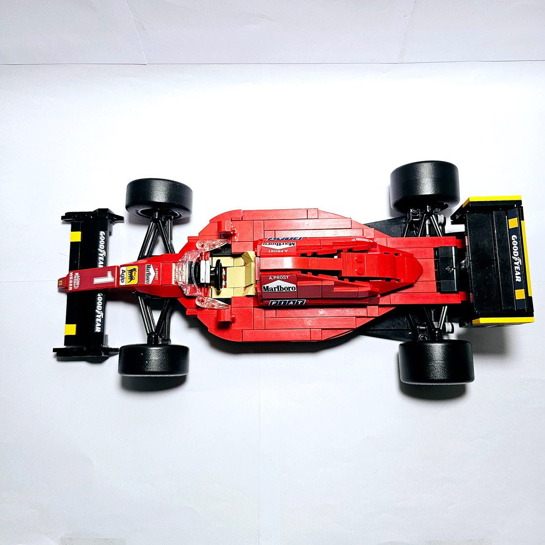 MOC - 216419 - Ferarri 641/2 F1 - 90 Klemmbausteine - LesDiy - Klemmbausteine