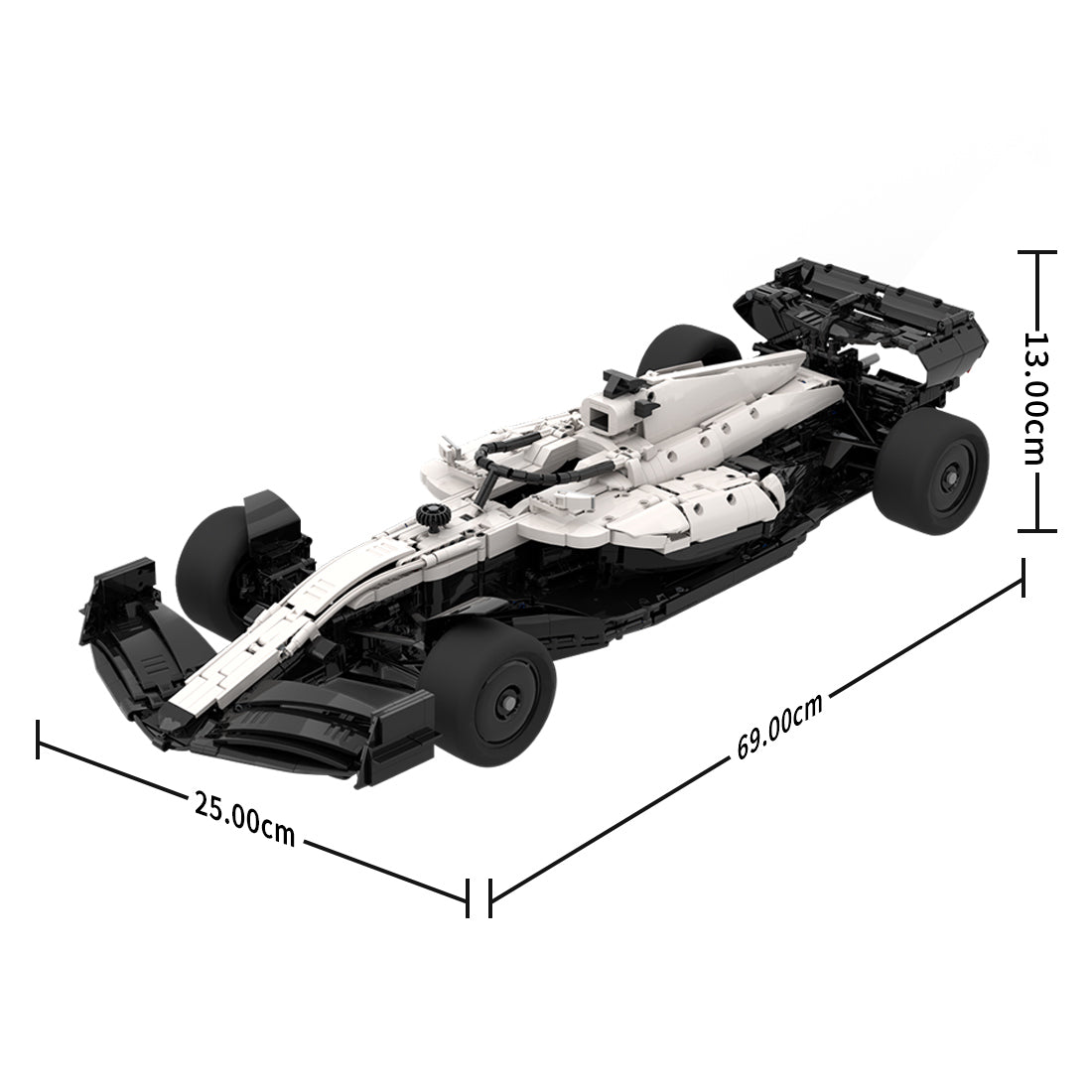 MOC - 216550 Red Bull Racing F1 RB21 Japanese GP Livery 1:8 Scale Klemmbausteine - LesDiy - Klemmbausteine