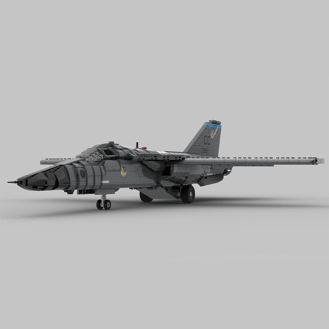 MOC - 217346 1:35 Scale F - 111F Aardvark Klemmbausteine - LesDiy - Klemmbausteine