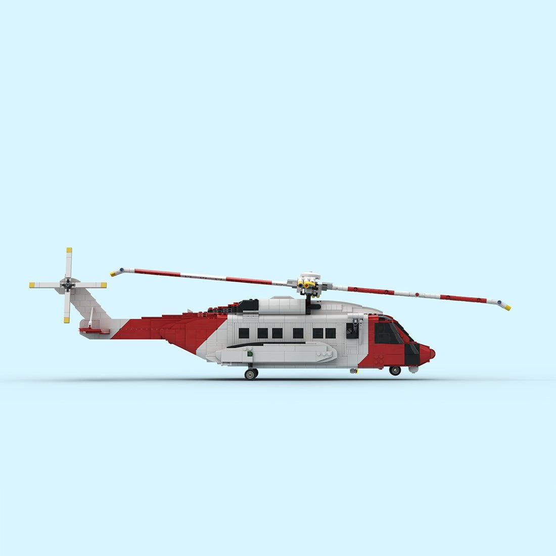 MOC - 219694 Sikorsky S - 92 Helibus Klemmbausteine - LesDiy - Klemmbausteine