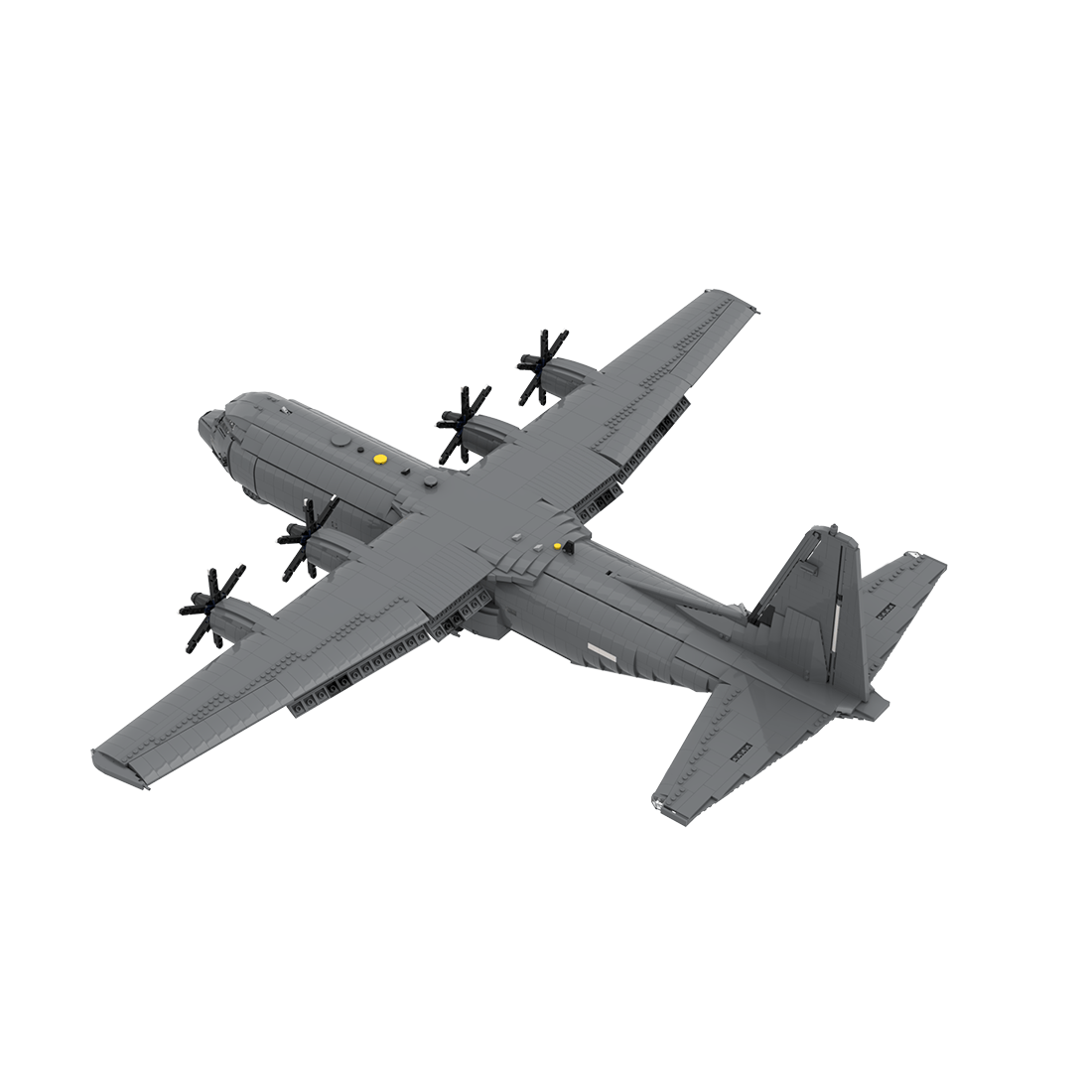 MOC - 220492 Lockheed C - 130J 30 Super Hercules Klemmbausteine - LesDiy - Klemmbausteine
