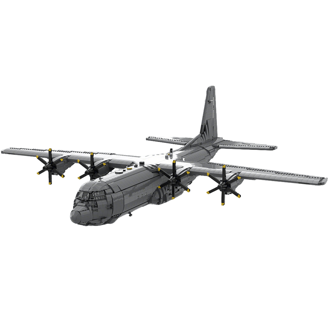 MOC - 220492 Lockheed C - 130J 30 Super Hercules Klemmbausteine - LesDiy - Klemmbausteine