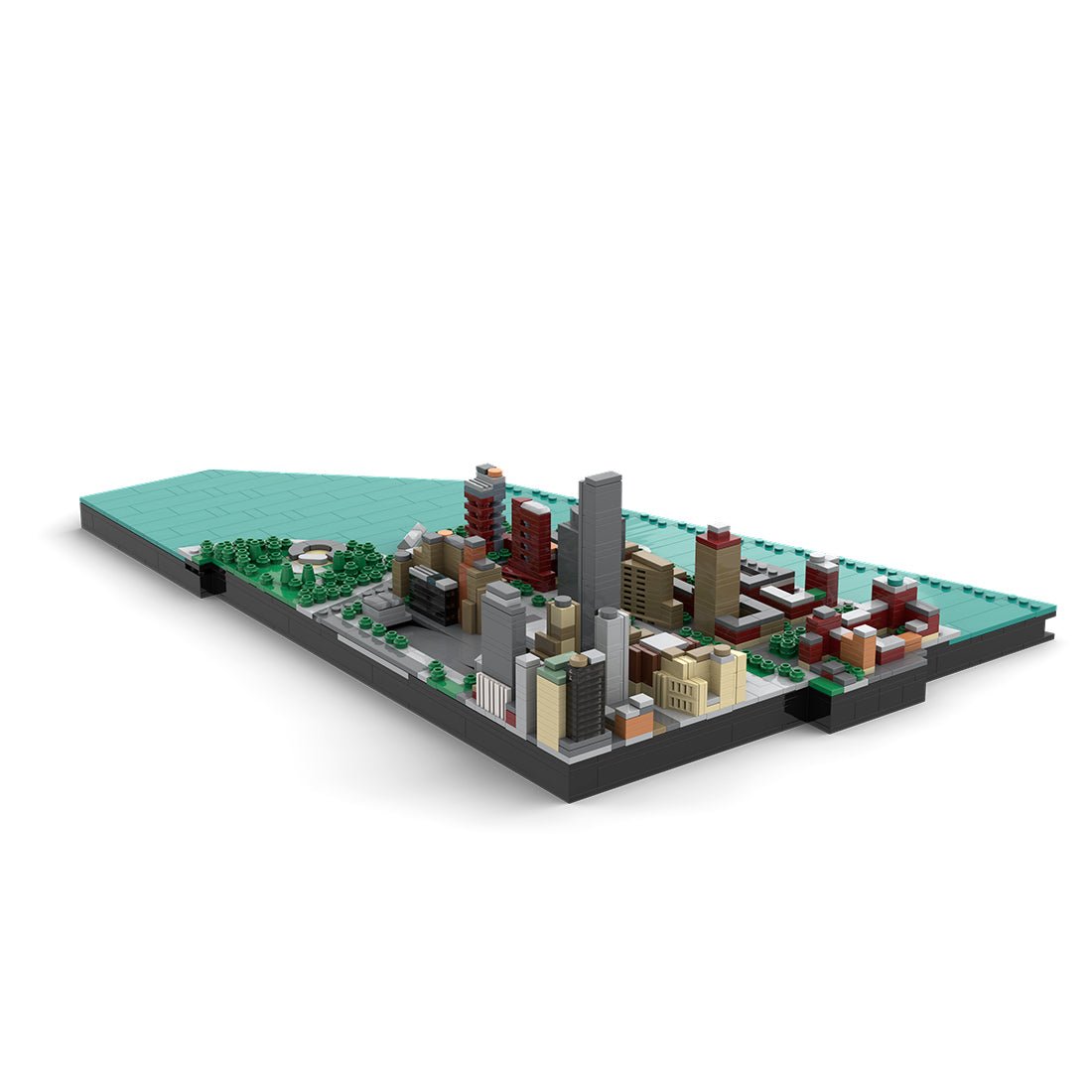 MOC - 221106 New York City Financial District - Carlisle Street & Trinity Place Klemmbausteine - LesDiy - Klemmbausteine